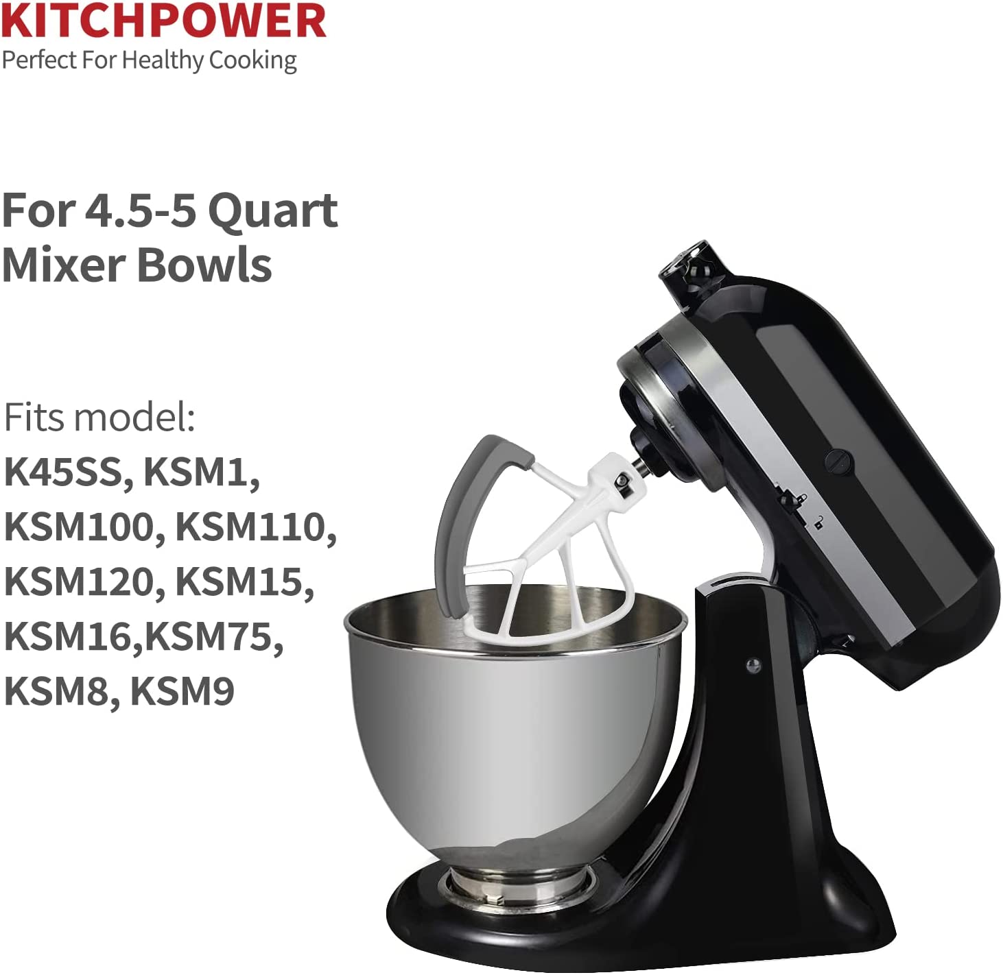 Mixer Bowl Cover for KitchenAid Tilt-Head 4.5-5 Quart Stand Mixer, (2 Pack)
