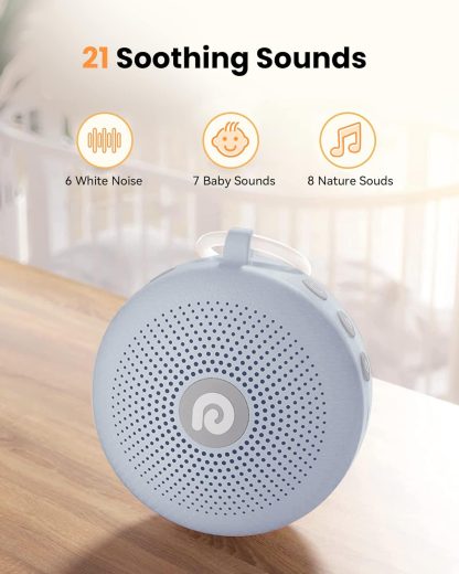 Dreamegg White Noise Machine - Portable Sound Machine - Image 2